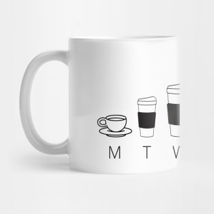 Getting through the week with wine Mug